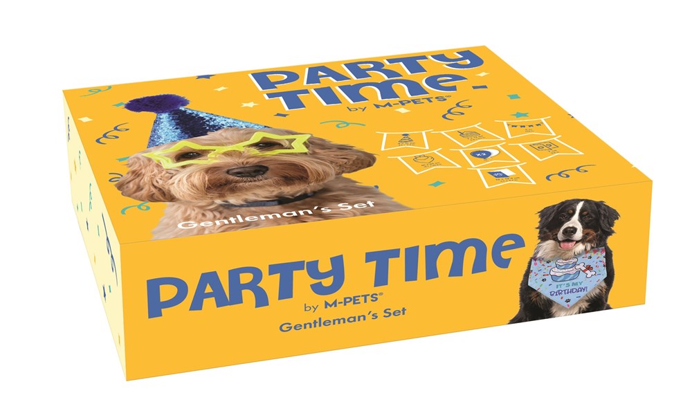 M-Pets PARTY TIME Dog Birthday Set