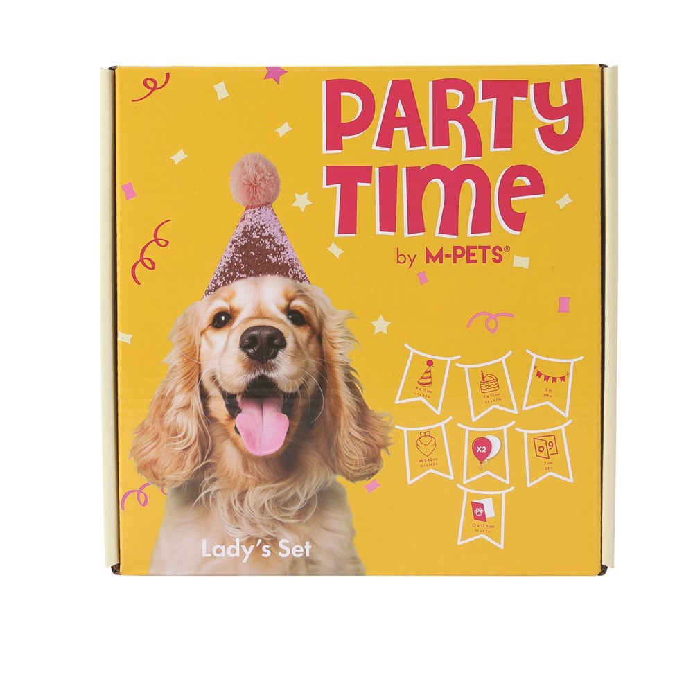 M-Pets PARTY TIME Dog Birthday Set