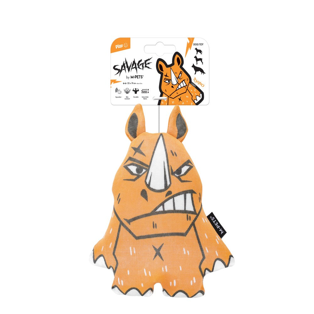 M-Pets SAVAGE Dog Toy Rhino