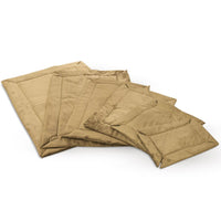 Folded tan K&H Self-Warming Crate Pads stacked together