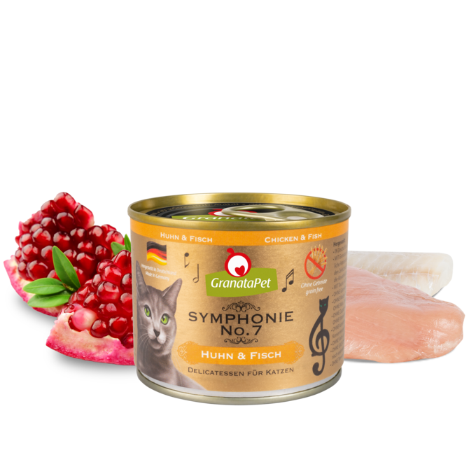 GranataPet Symphonie Wet Cat Food - No. 7 Chicken & Fish