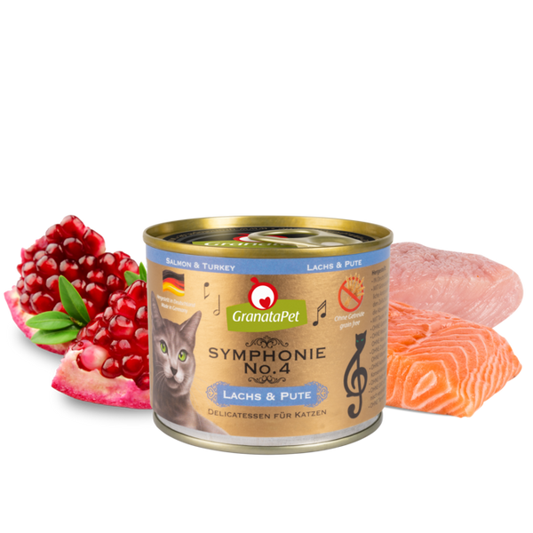 GranataPet Symphonie Wet Cat Food - No. 4 Salmon & Turkey