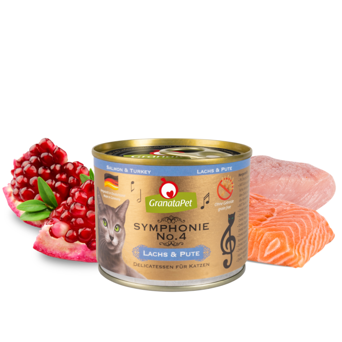 GranataPet Symphonie Wet Cat Food - No. 4 Salmon & Turkey