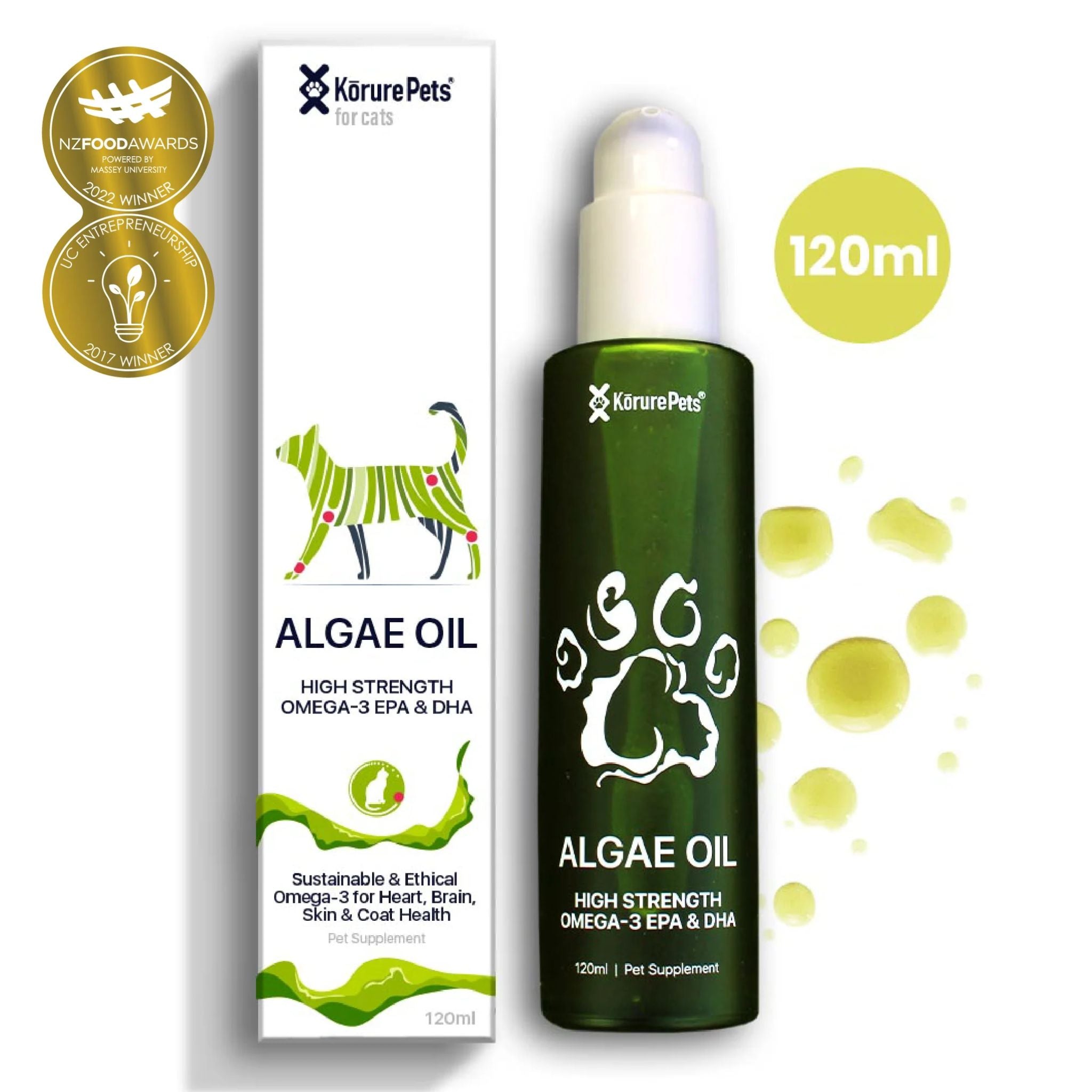 Korure Pets Algae Oil for Cats