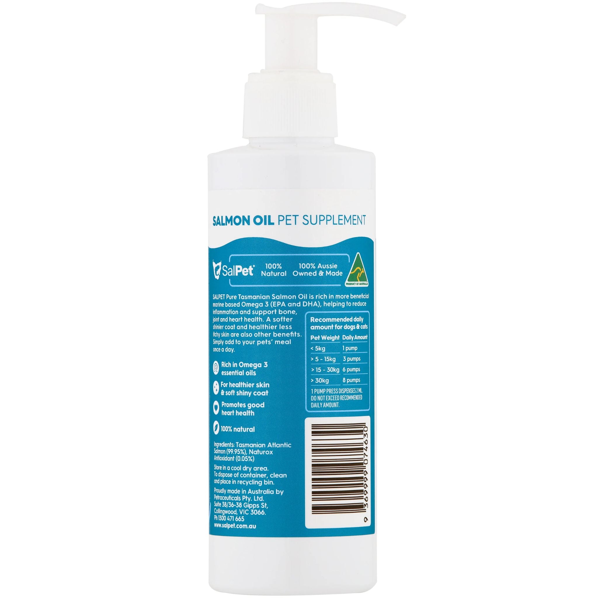 SalPet Tasmanian Salmon Oil