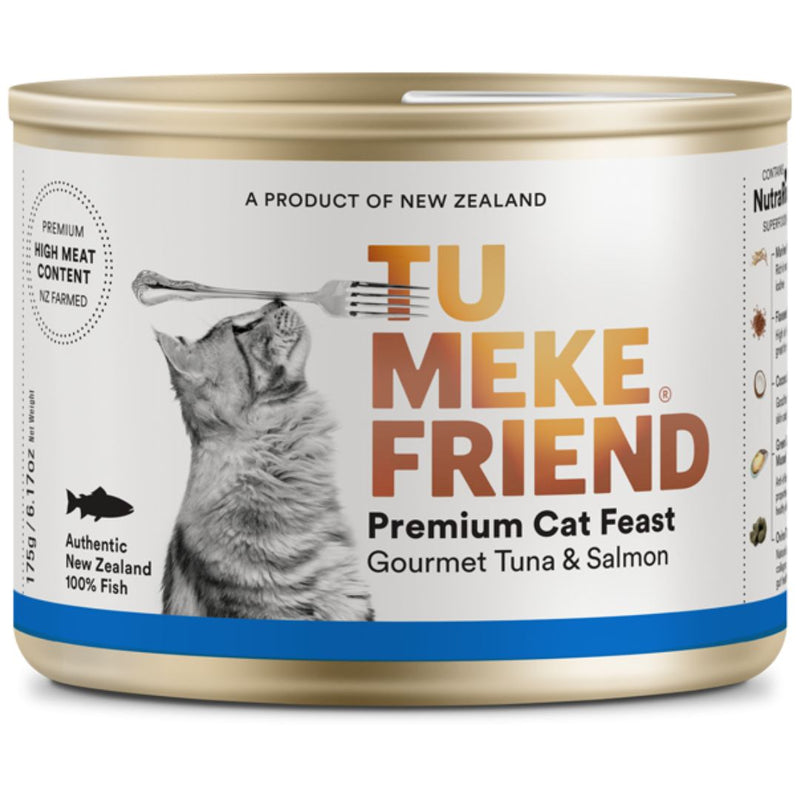 TU MEKE FRIEND Canned Premium Cat Feast Gourmet Tuna & Salmon
