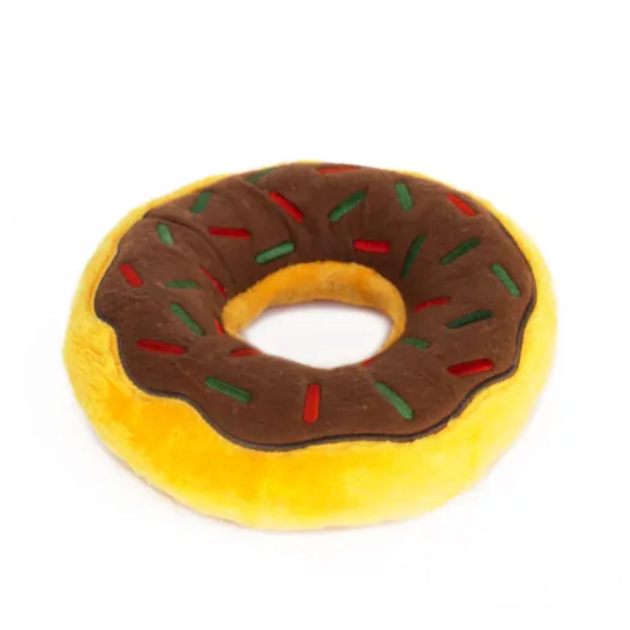 Zippy Paws Dog Toys Plush Donutz - Ginger Bread | PeekAPaw Pet Supplies