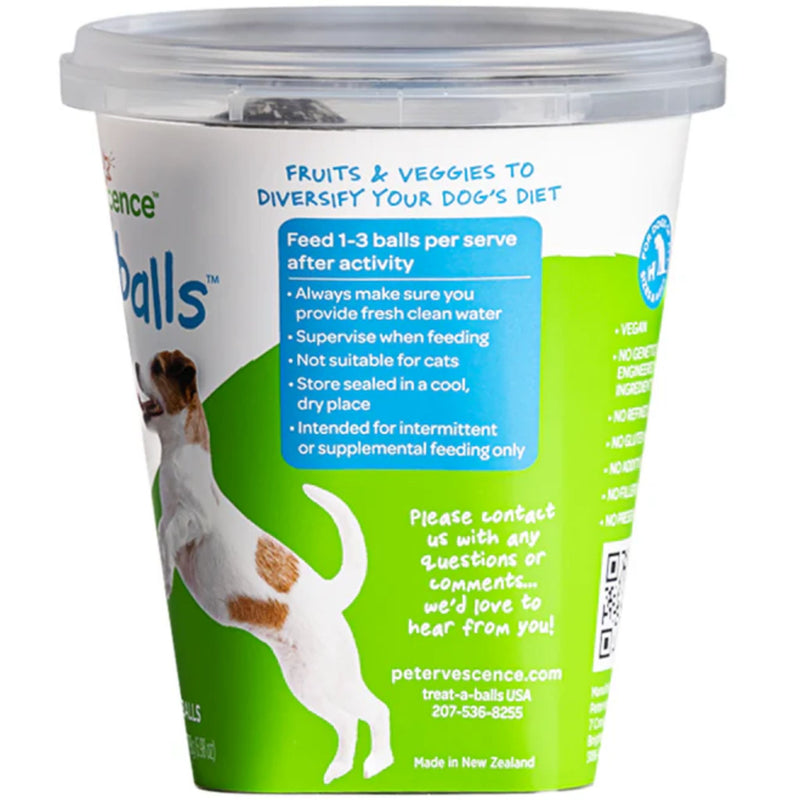Pet Ervescence Treat-a-Balls Mango Chia, & Spinach Dog Treats
