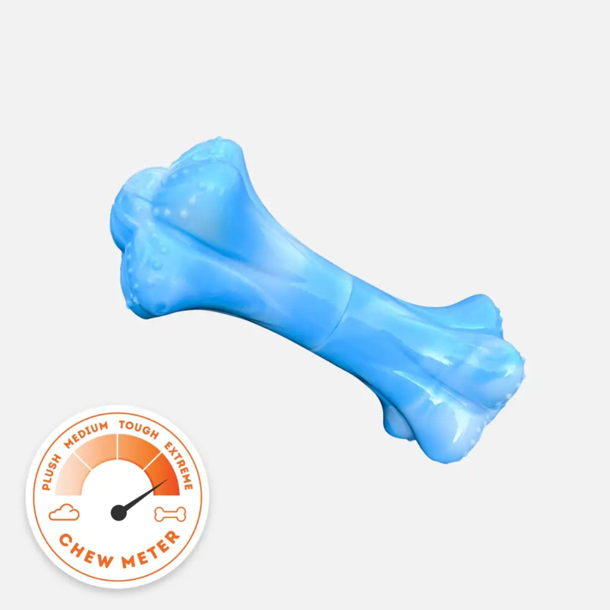 Happy Staffy Co Chewzilla Musical Bone Dog Toy