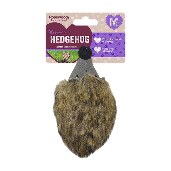 Rosewood Cat Toys Silvervine Hedgehog