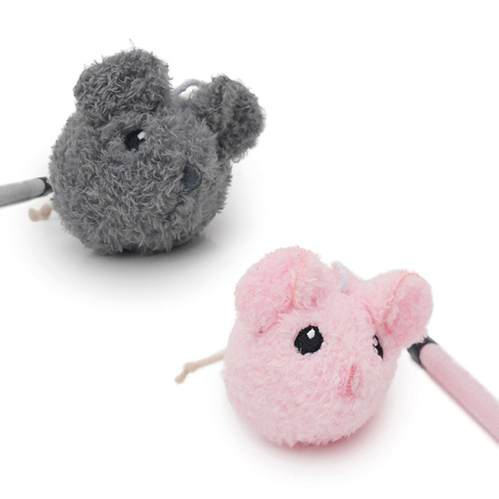 Rosewood Cat Toys Mice Teasers Assorted 3 Pack