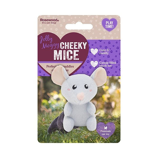 Rosewood Cat Toys Cheeky Mice Assorted