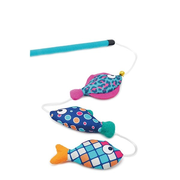 Rosewood Cat Toys Patchwork Fish Teaser