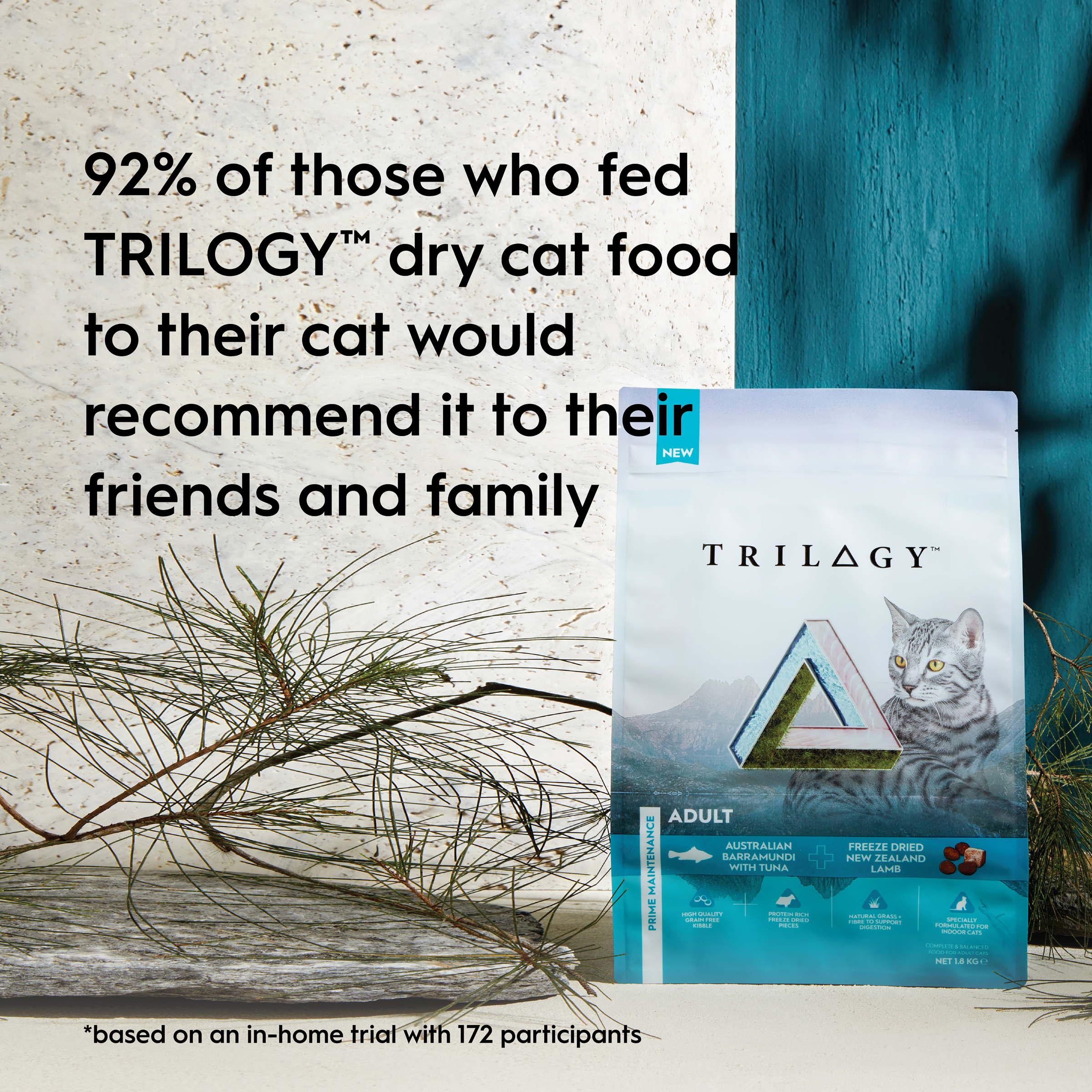 Trilogy Dry Adult Cat Food Australian Salmon + Freeze Dried Lamb product detail 8