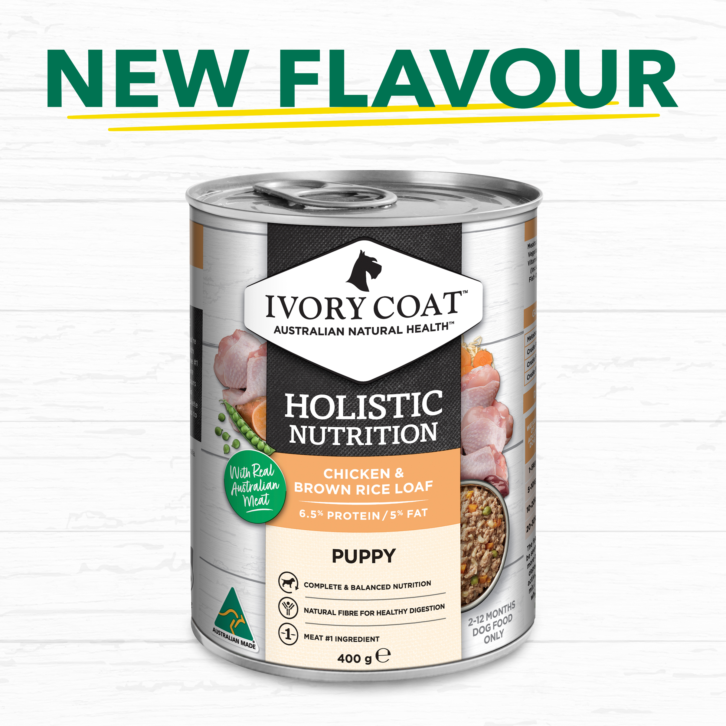 Ivory Coat Holistic Nutrition Puppy Wet Dog Food Chicken & Brown Rice Loaf product detail 1