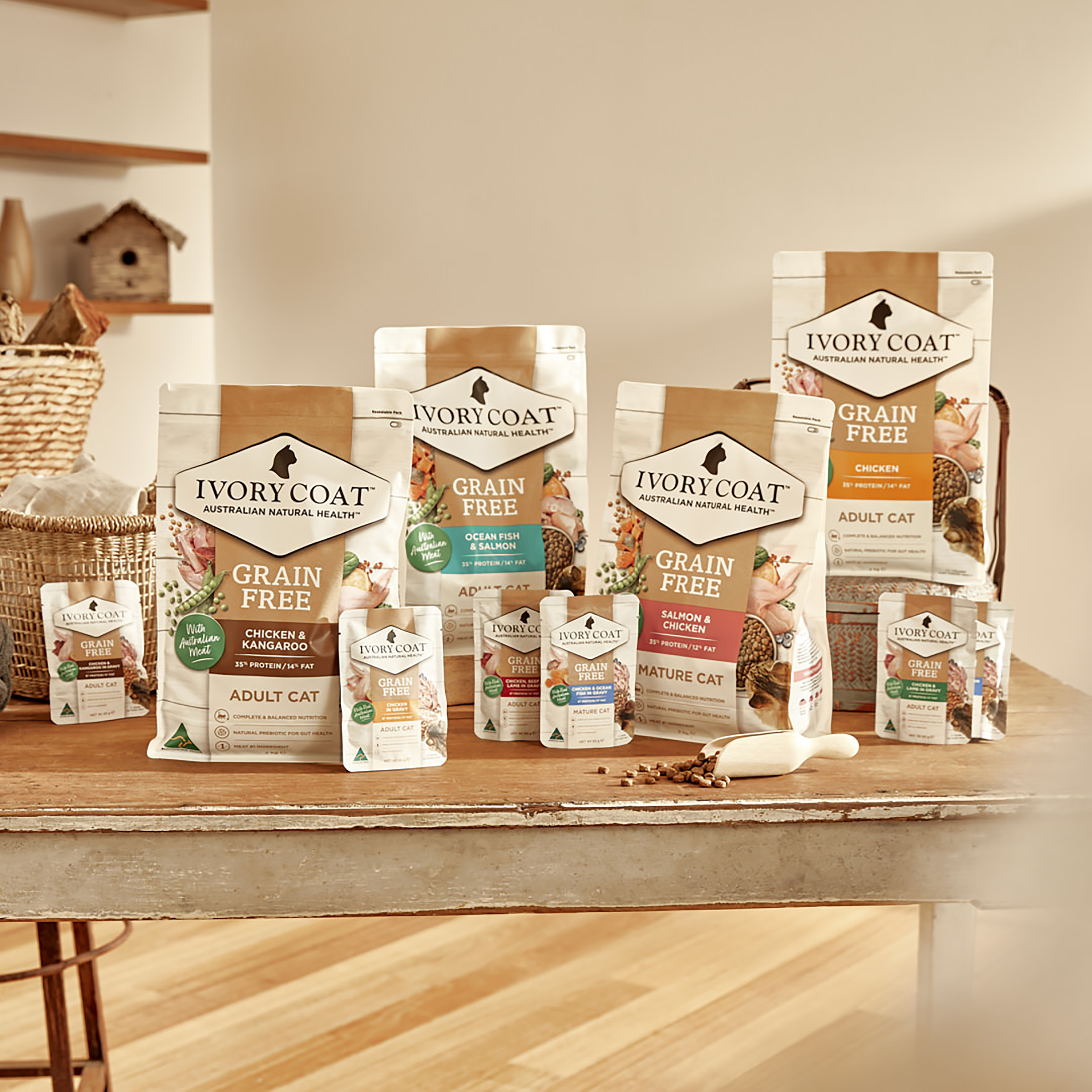 Ivory Coat Grain Free Adult Dry Cat Food Chicken & Kangaroo product detail 1