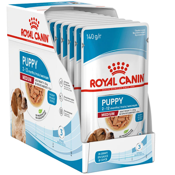 Royal Canin Medium Puppy 140gx10 Pouches