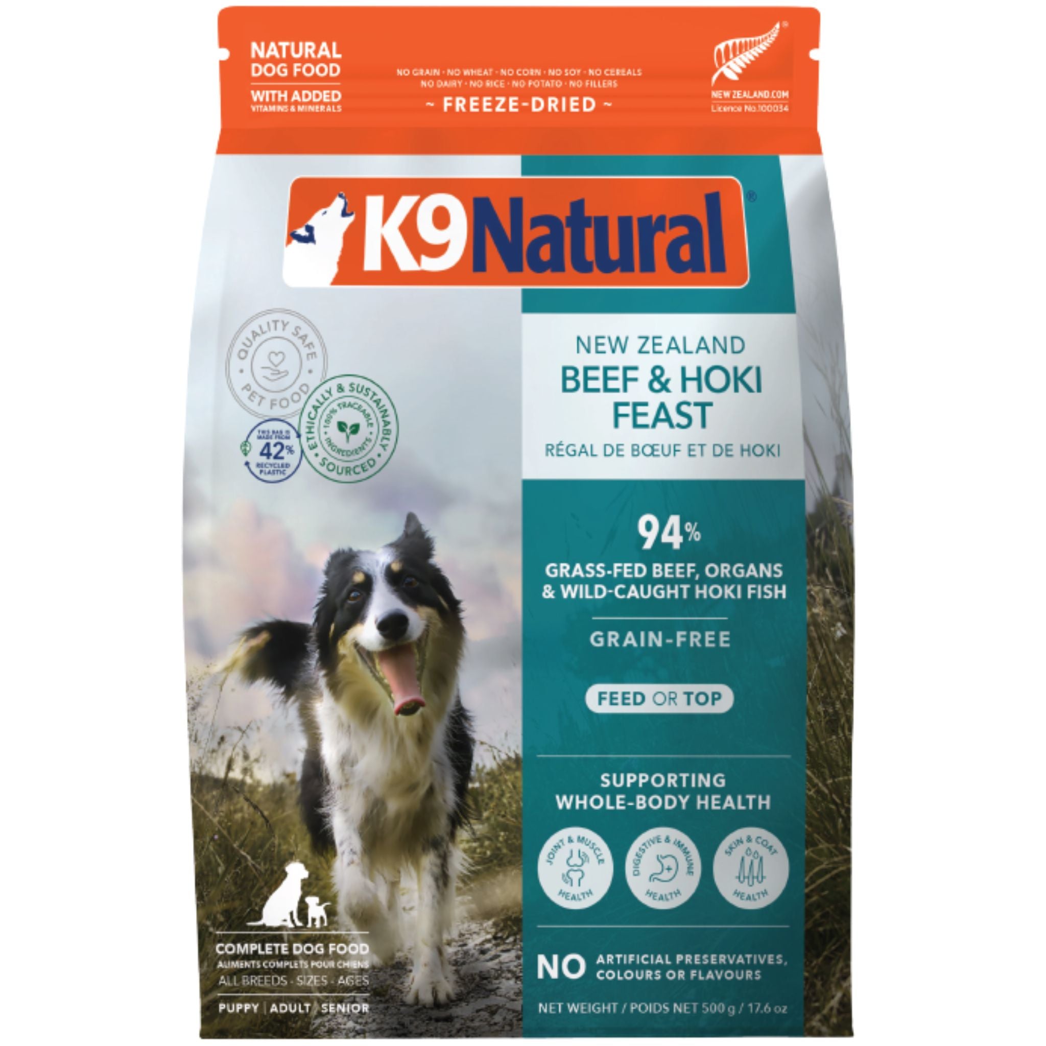 K9 Natural Freeze Dried Hoki & Beef Feast