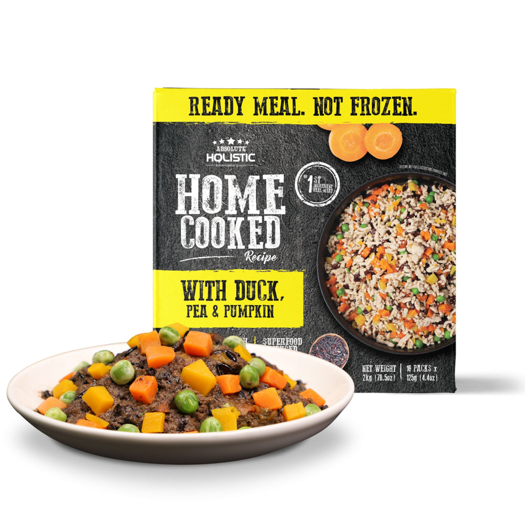 Absolute Cooked Absolute Holistic Home Cooked Wet Dog Food Duck, Peas & Pumpkin