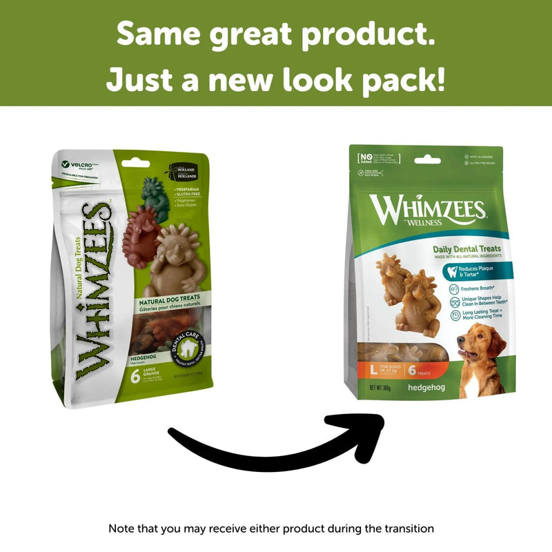 Whimzees Dental Dog Treats Hedgehog  | PeekAPaw Pet Supplies