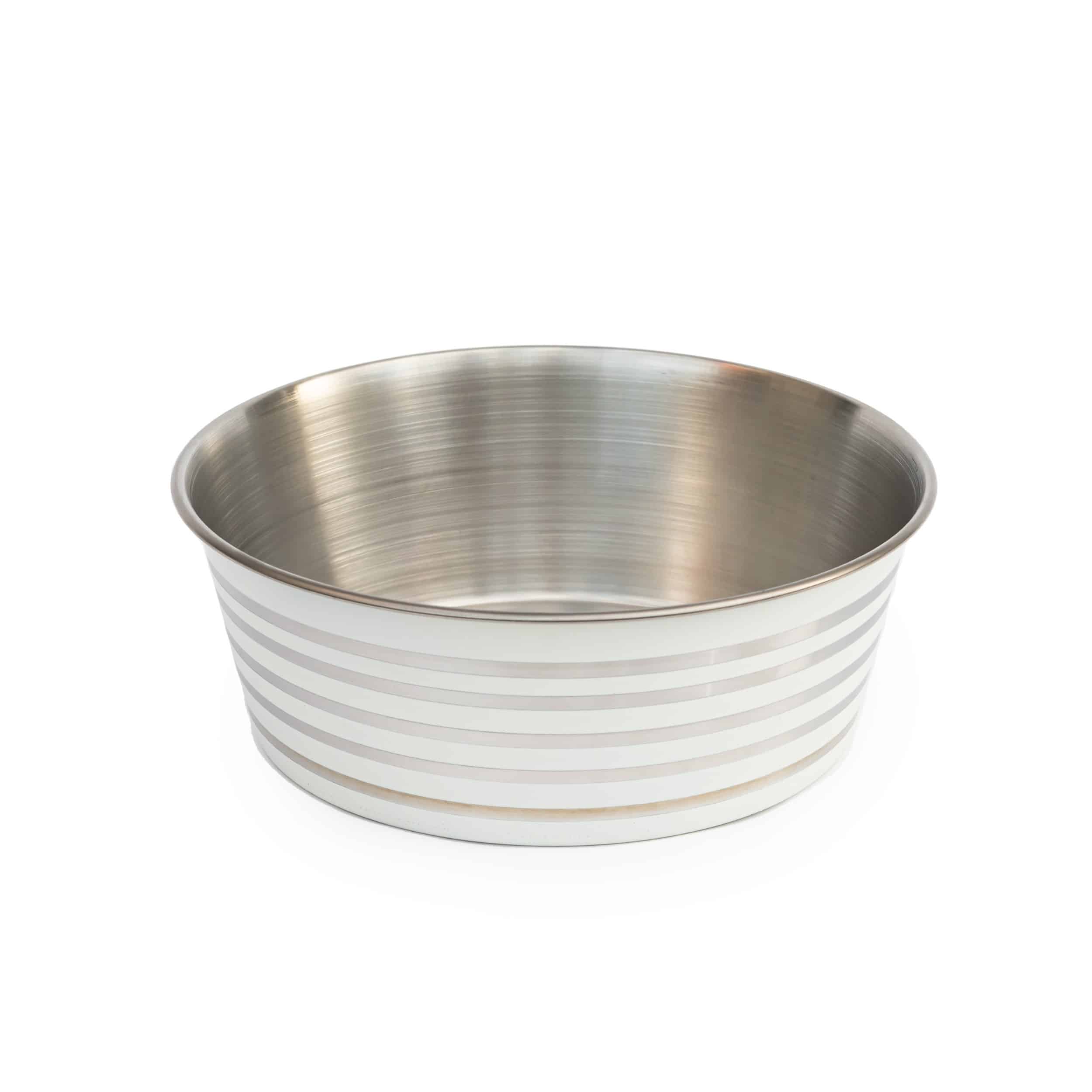 Superior Pet Goods Heavy Base Pet Bowl in matte beige
