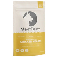 Meaty Treaty Chicken Heart 100g packaging front