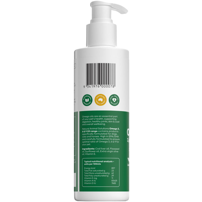 Natural Animal Solutions Omega Oil 3, 6 & 9 Cat Formula
