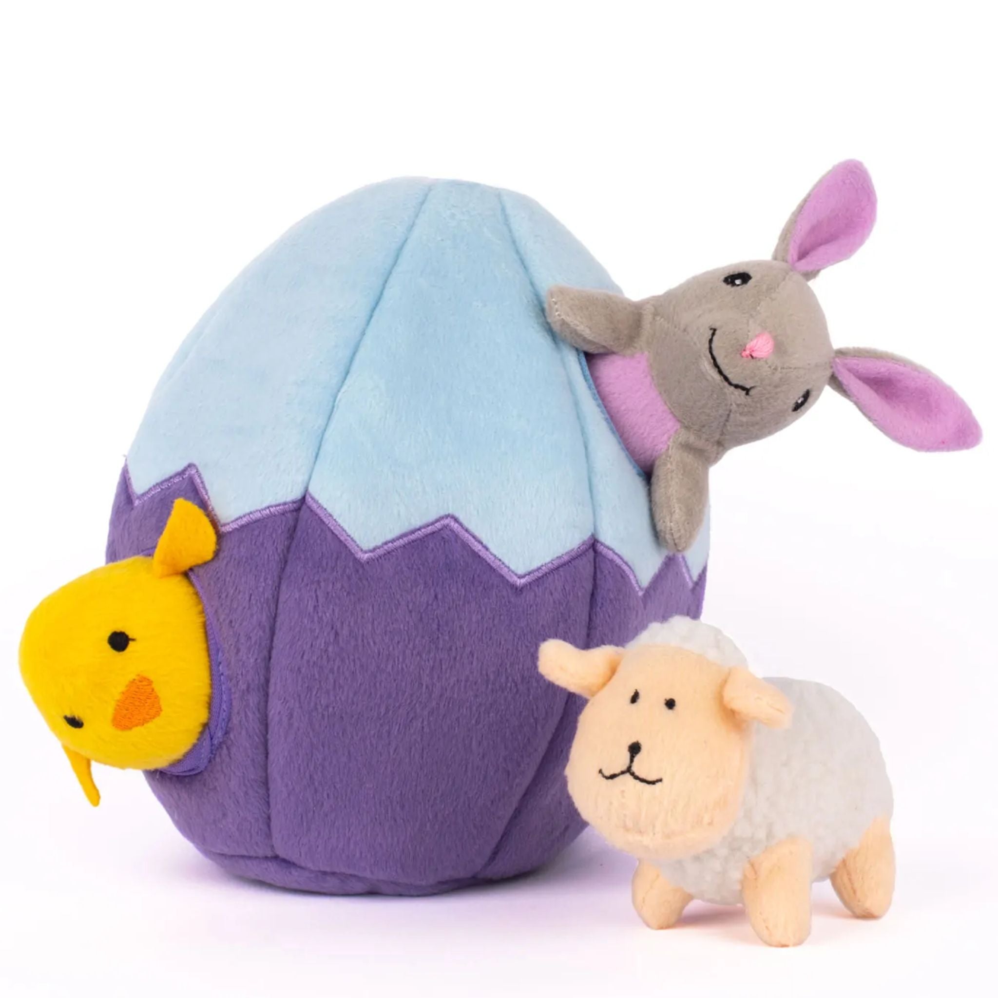 Zippy Paws Dog Toys Interactic Burrow - Easter Egg and Friends