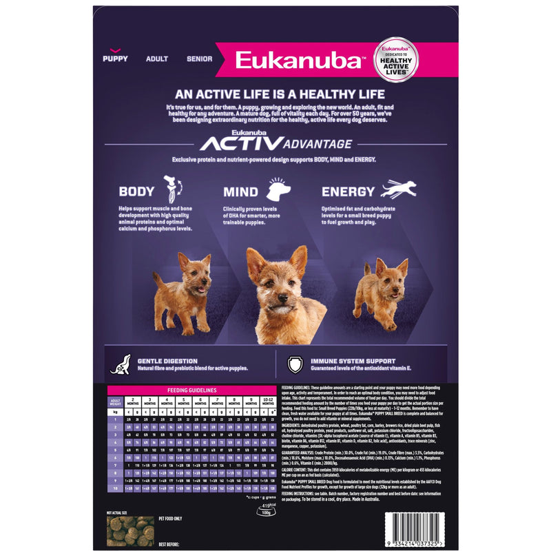 Eukanuba Dry Dog Food Puppy Small Breed