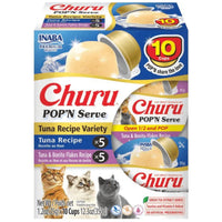 Inaba Cat Treat Churu Pop N Serve Tuna Variety