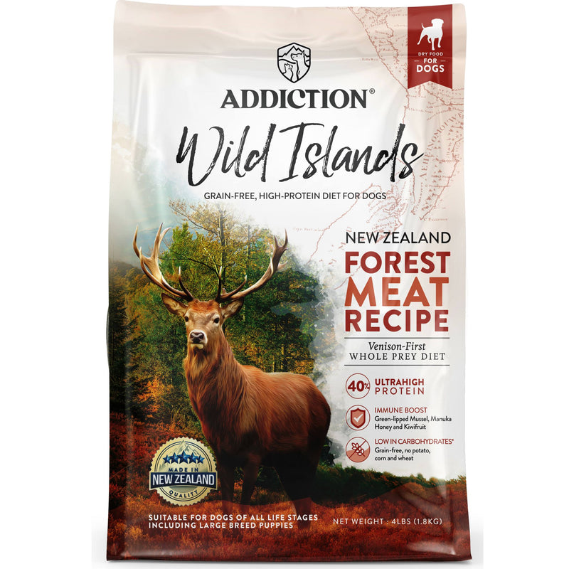 ADDICTION Wild Islands forest Meat Premium Venison Recipe Dry Dog Food