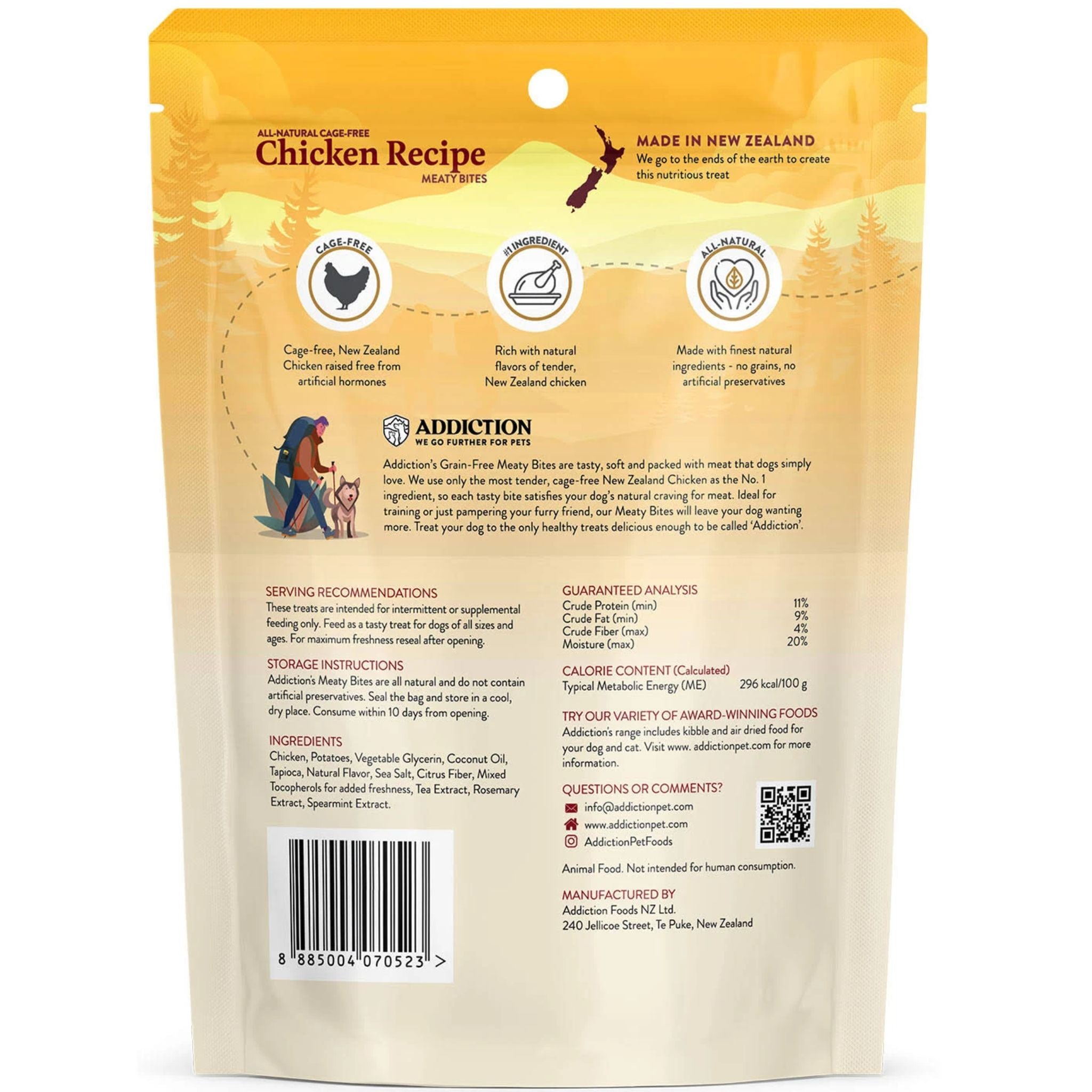 ADDICTION Chicken Meaty Bites Hypoallergenic Dog Treats