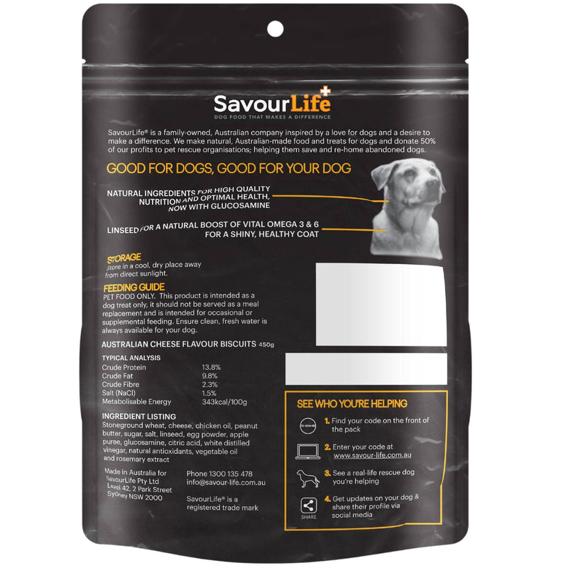 SavourLife Australian Cheese Flavour Biscuits for Dogs