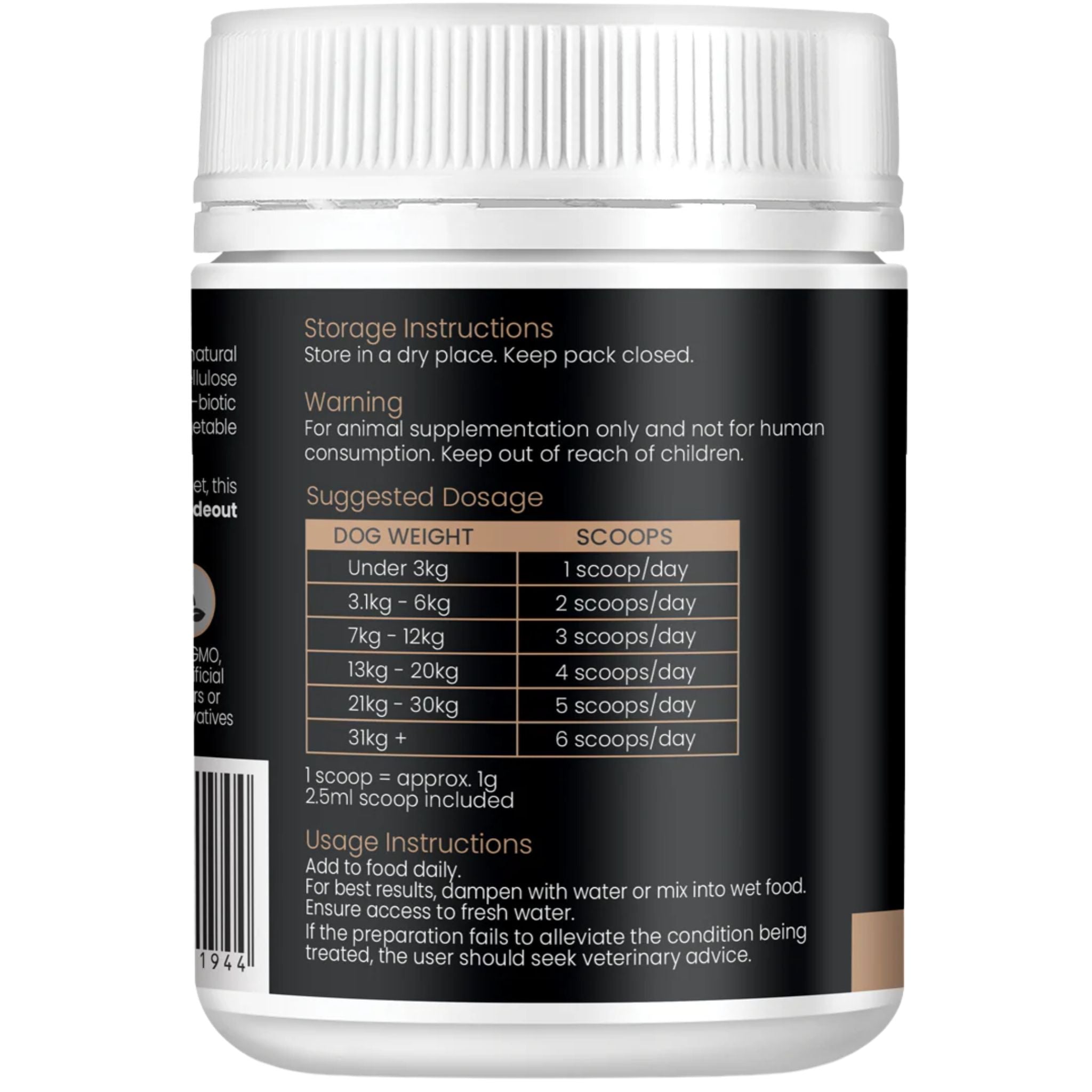 EAC Animal Care Gut and Gland Support for Dogs