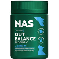 Natural Animal Solutions Gut Balance Probiotic powder for cats and dogs — product pack