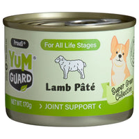 YumGuard Lamb Pate wet dog food, front of the 170g x 12 pack