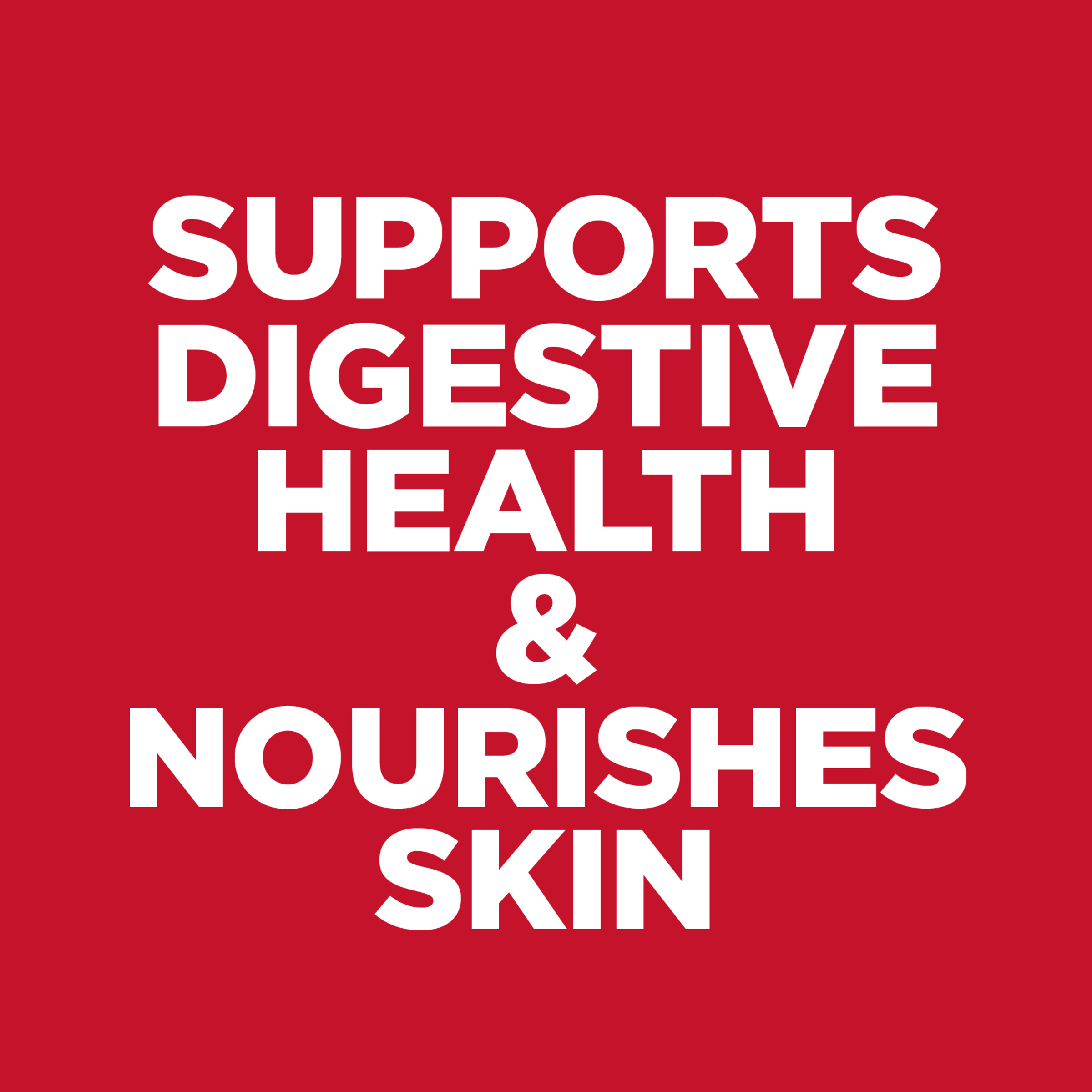 Supports digestive health and nourishes skin, Hill's Sensitive Stomach and Skin graphic