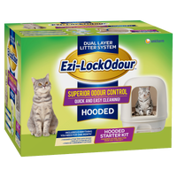 Ezi-LockOdour Dual Layer Cat Litter System Hooded Kit