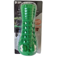 Happy Staffy Co Crocodile Dental Chew crocodile-shaped rubber dental chew toy with squeaker — main product image