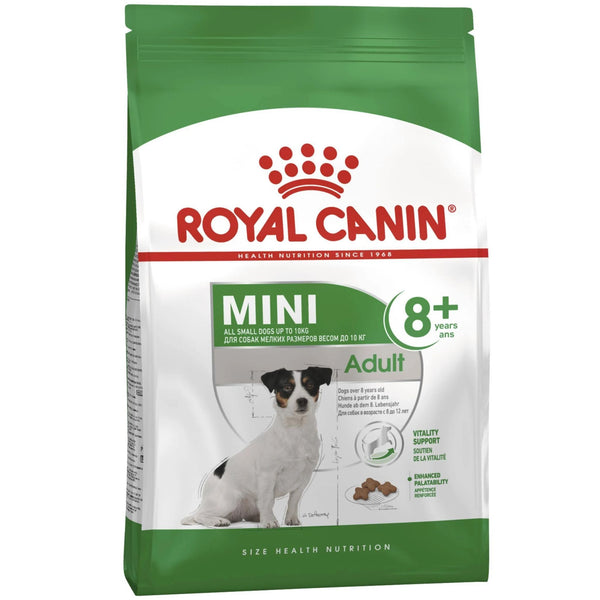 Royal Canin Mini Adult 8+ | PeekAPaw