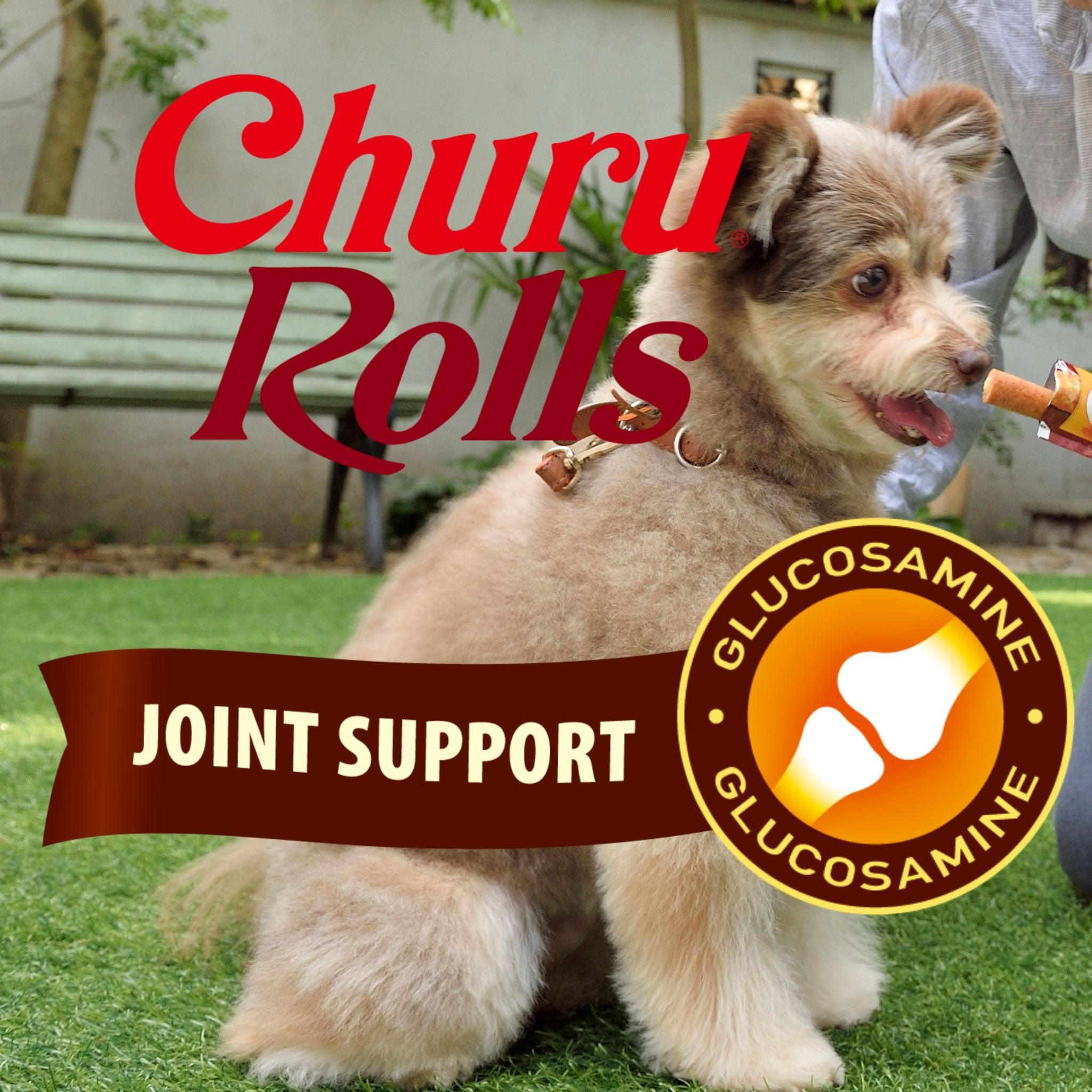 Inaba Dog Treat Churu Rolls Joint Support Chicken & Cheese