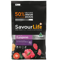 SavourLife Grain Free Australian Kangaroo & Chicken, lean low-allergen protein, 10kg, dry dog food