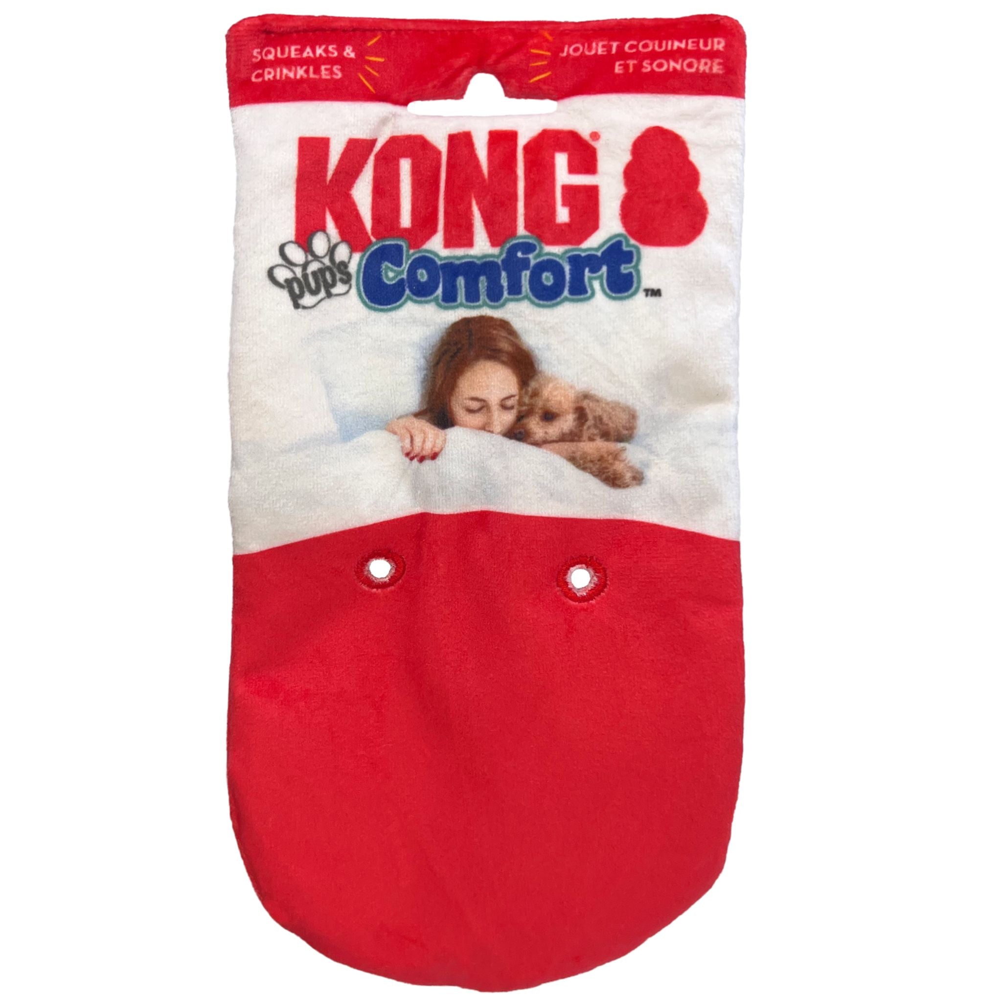 KONG Comfort Pups Peanut Dog Toys