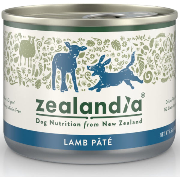 ZEALANDIA Premium Wet Dog Food Lamb Pate 185g x 24