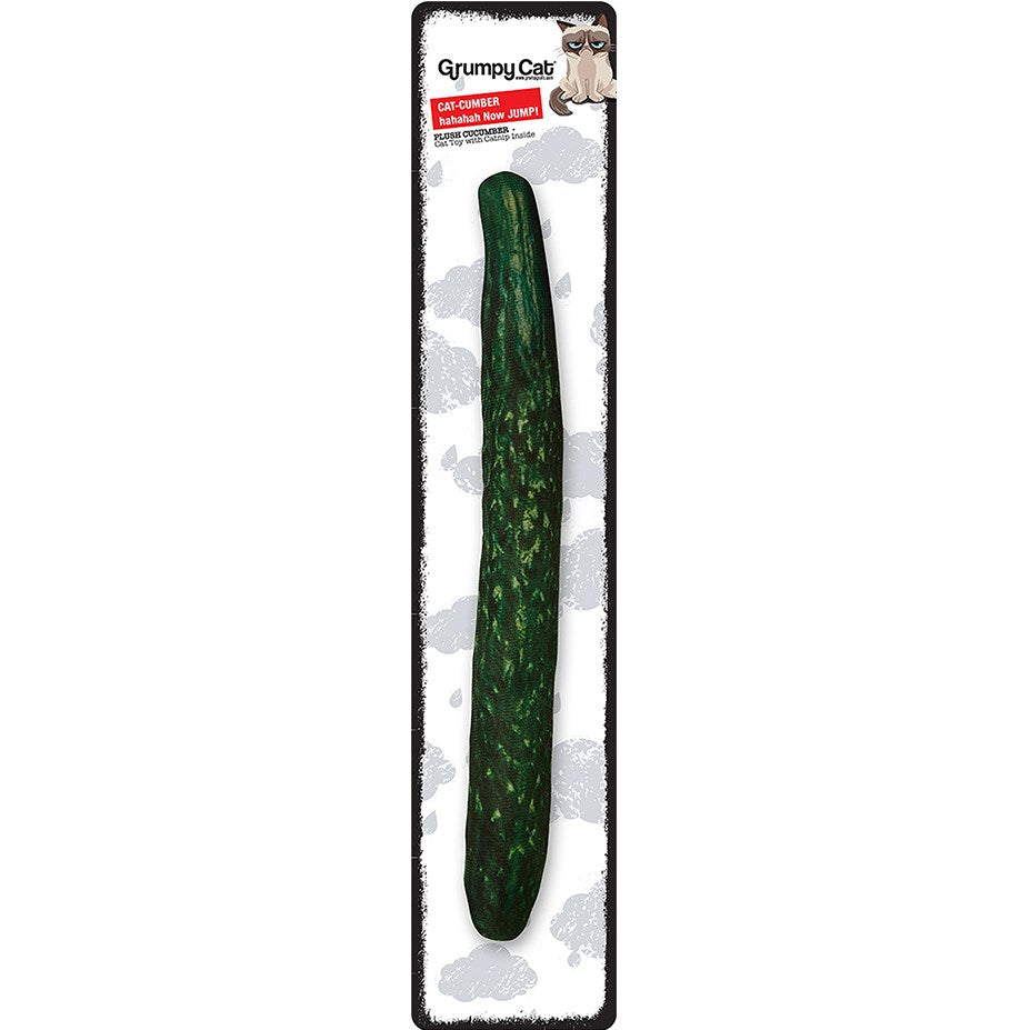 Rosewood Grumpy Cat Plush Cucumber Cat Toy