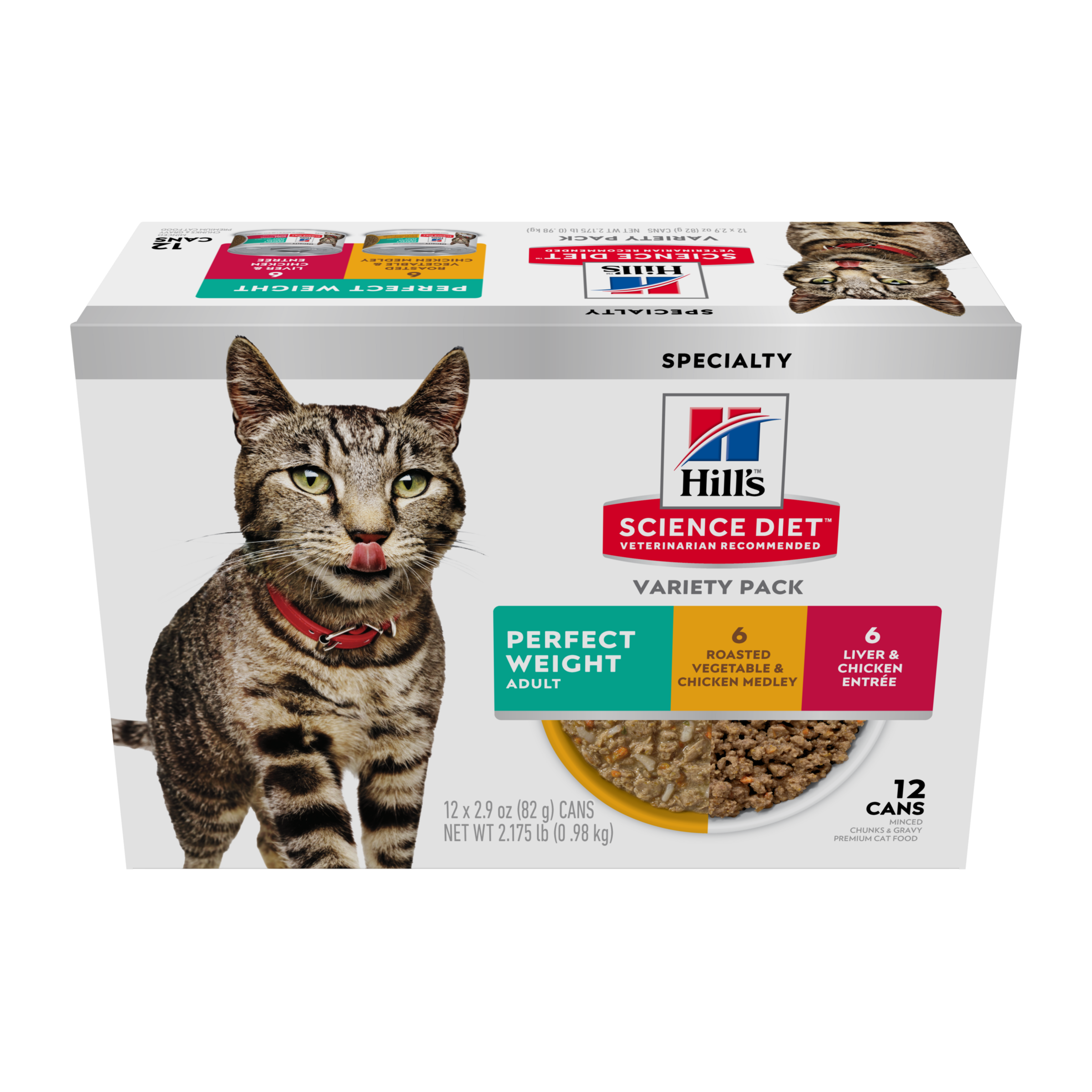 Hill's Science Diet Adult Perfect Weight Variety Pack Wet Cat Food pack