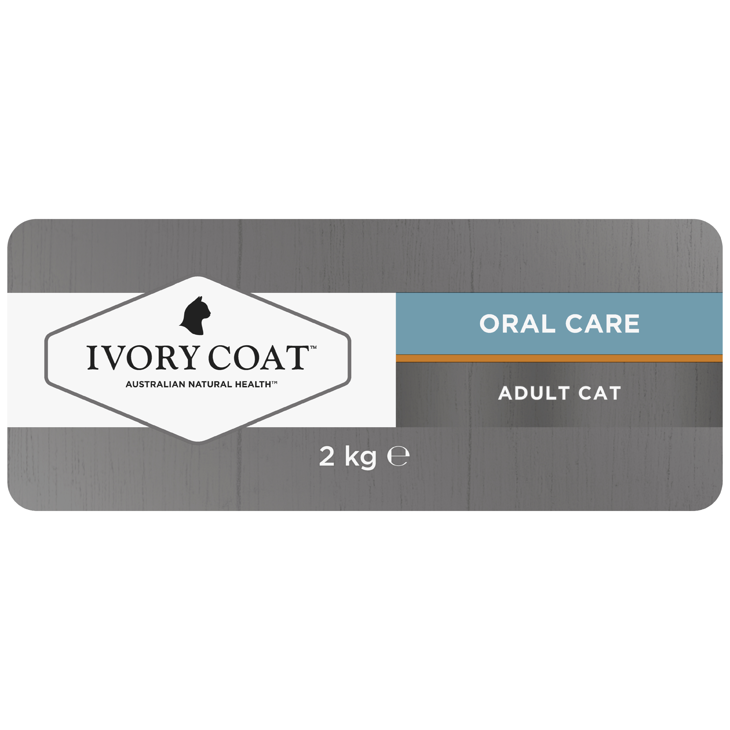 Ivory Coat Raw Health Adult Dry Cat Food Oral Care bottom of pack