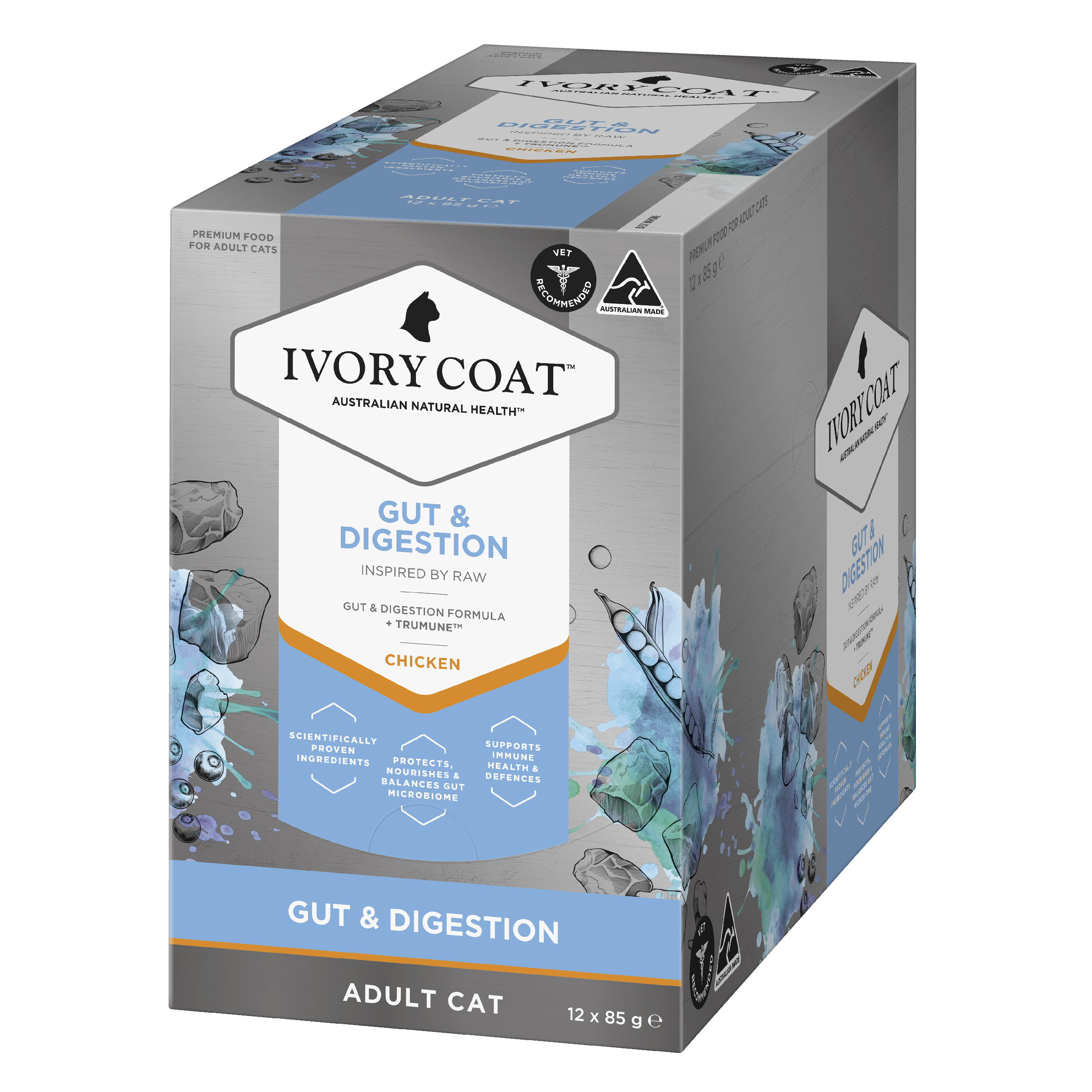 Ivory Coat Inspired By Raw Wet Cat Food Gut & Digestion product detail 2