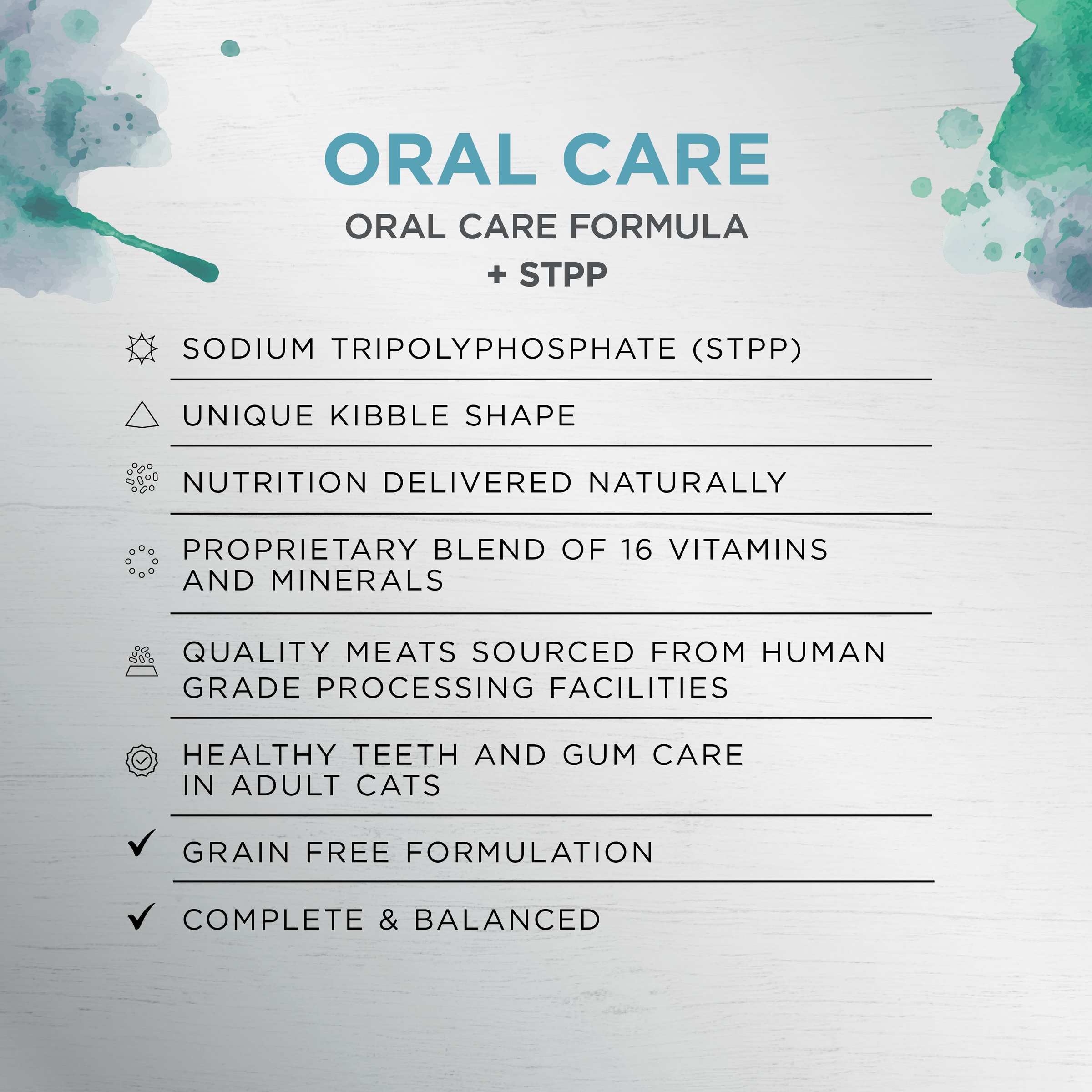 Ivory Coat Raw Health Adult Dry Cat Food Oral Care product detail 5
