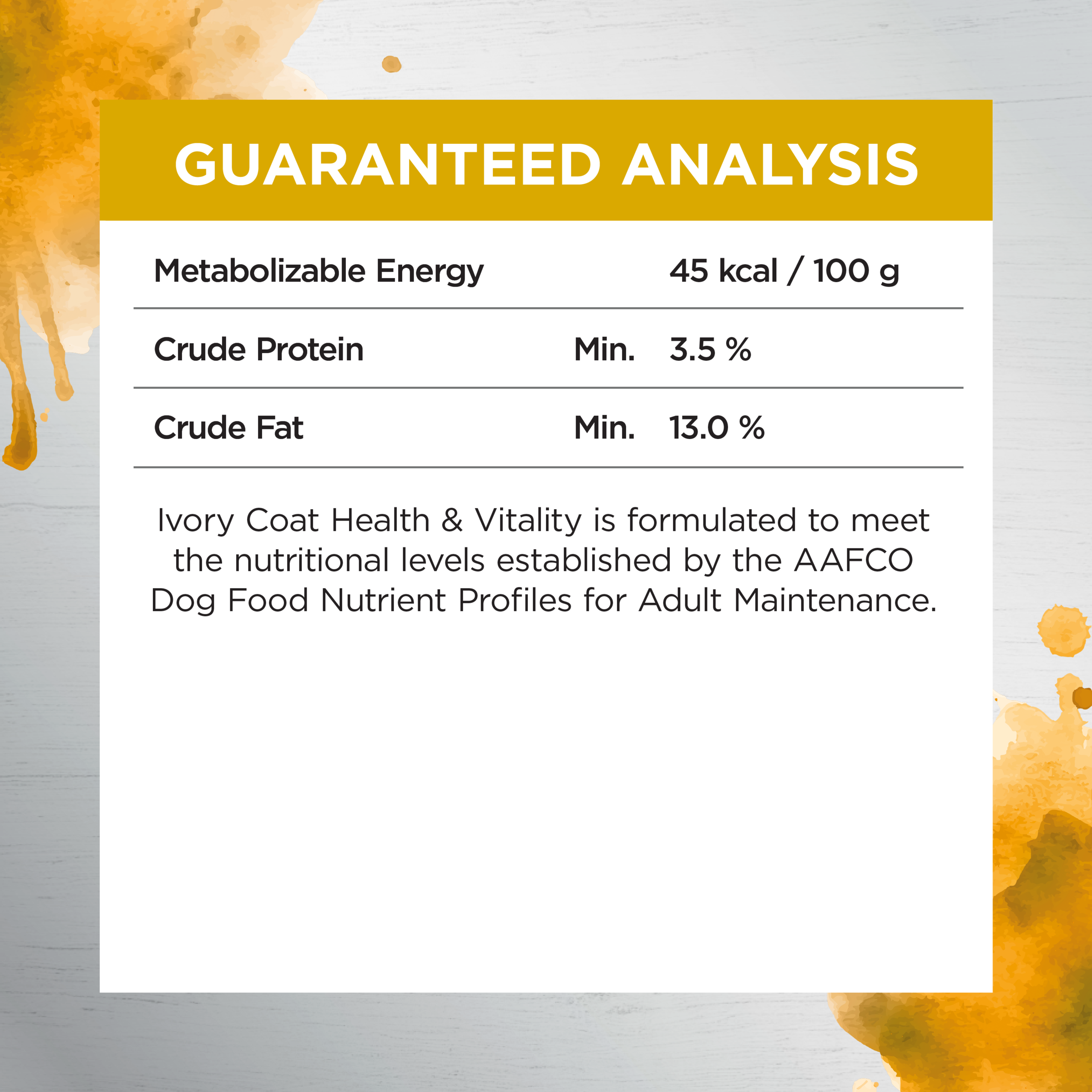 Ivory Coat Inspired By Raw Wet Dog Food Health & Vitality product detail 2